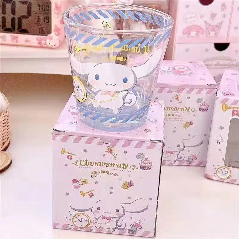 Cartoon glass cup