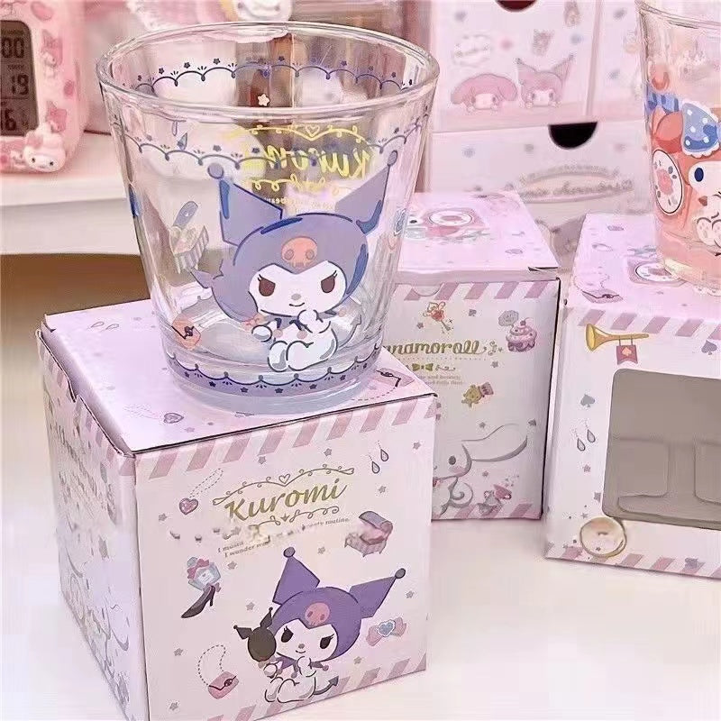 Cartoon glass cup