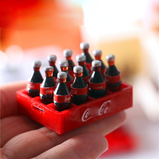 DIY Scene Model Miniature Tray & Bottles