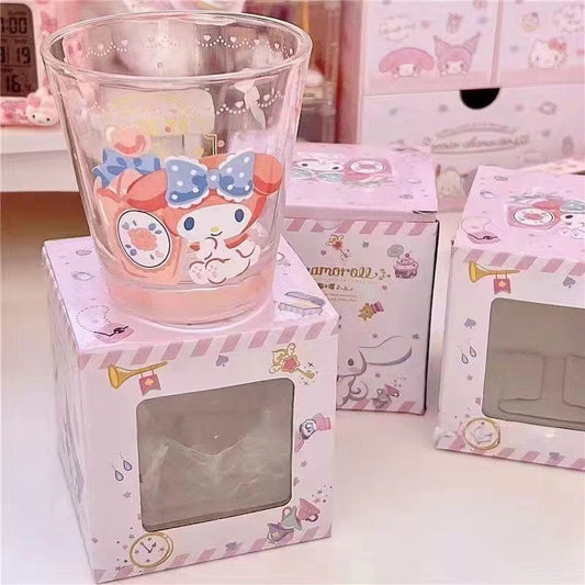 Cartoon glass cup