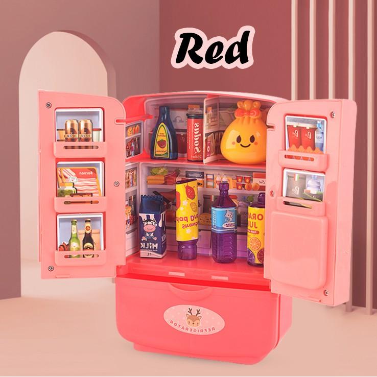 Ready Stock Baby Kid Toy Kitchen Fridge Refrigerator